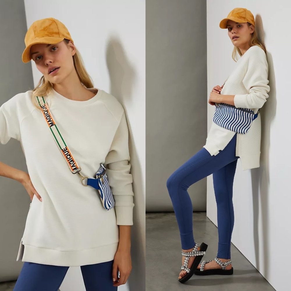 Varley Manning Swearshirt in Ivory